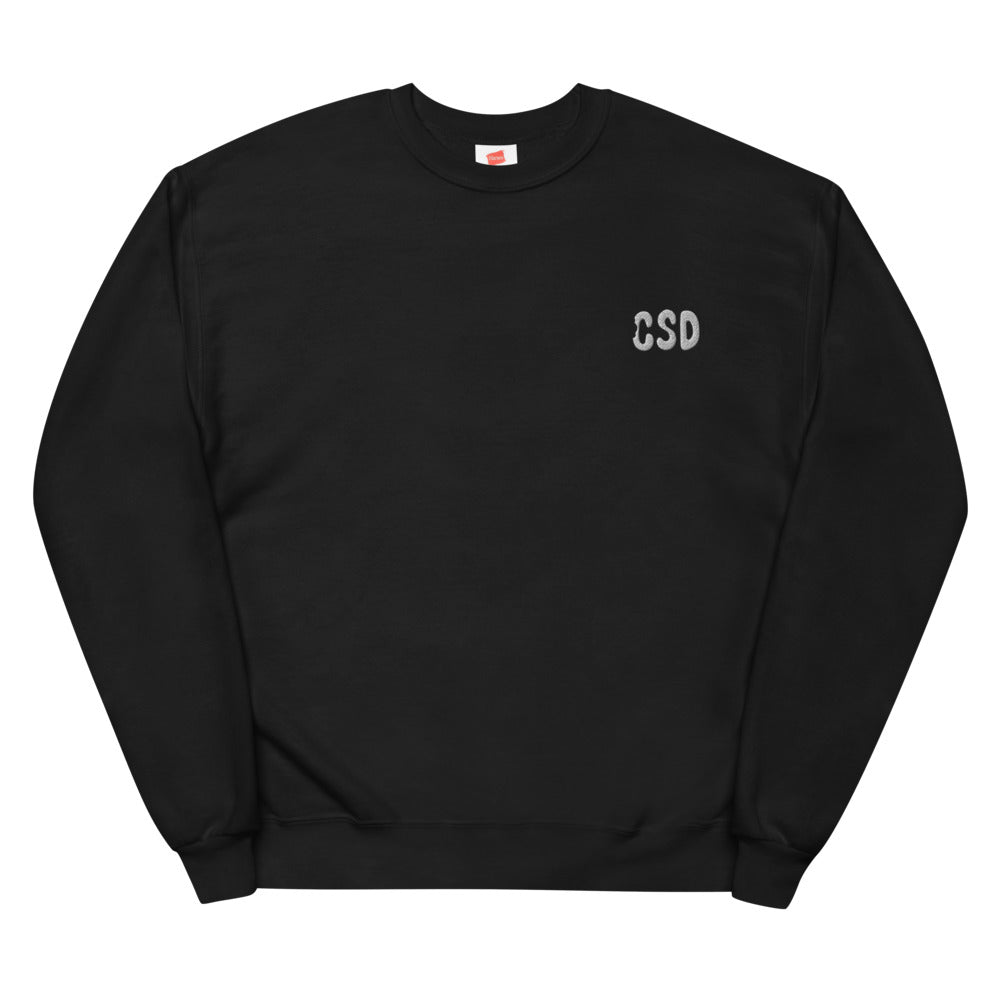 CSD Logo Embroidered Sweatshirt (Black)